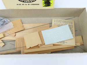HO Scale Ambroid Kit H-22 AT&SF Santa Fe Railroad Caboose