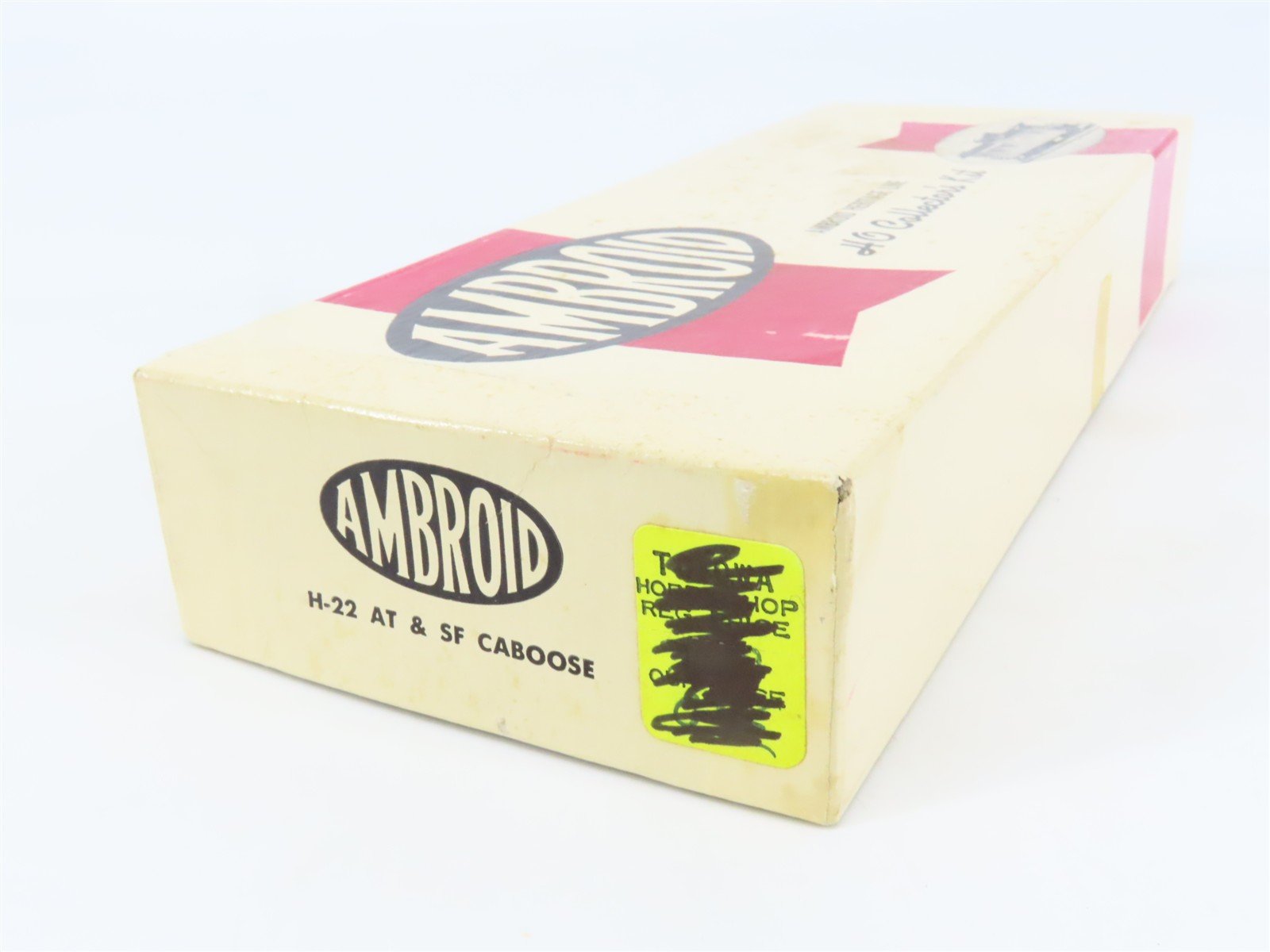 HO Scale Ambroid Kit H-22 AT&SF Santa Fe Railroad Caboose