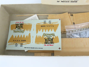 HO Scale Ambroid Kit H-18 NADX Olympia Beer 36' Private Reefer #5109