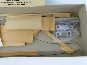 HO Scale Ambroid Kit H-20 PRR Pennsylvania Railroad 4 or 8 Wheel Caboose