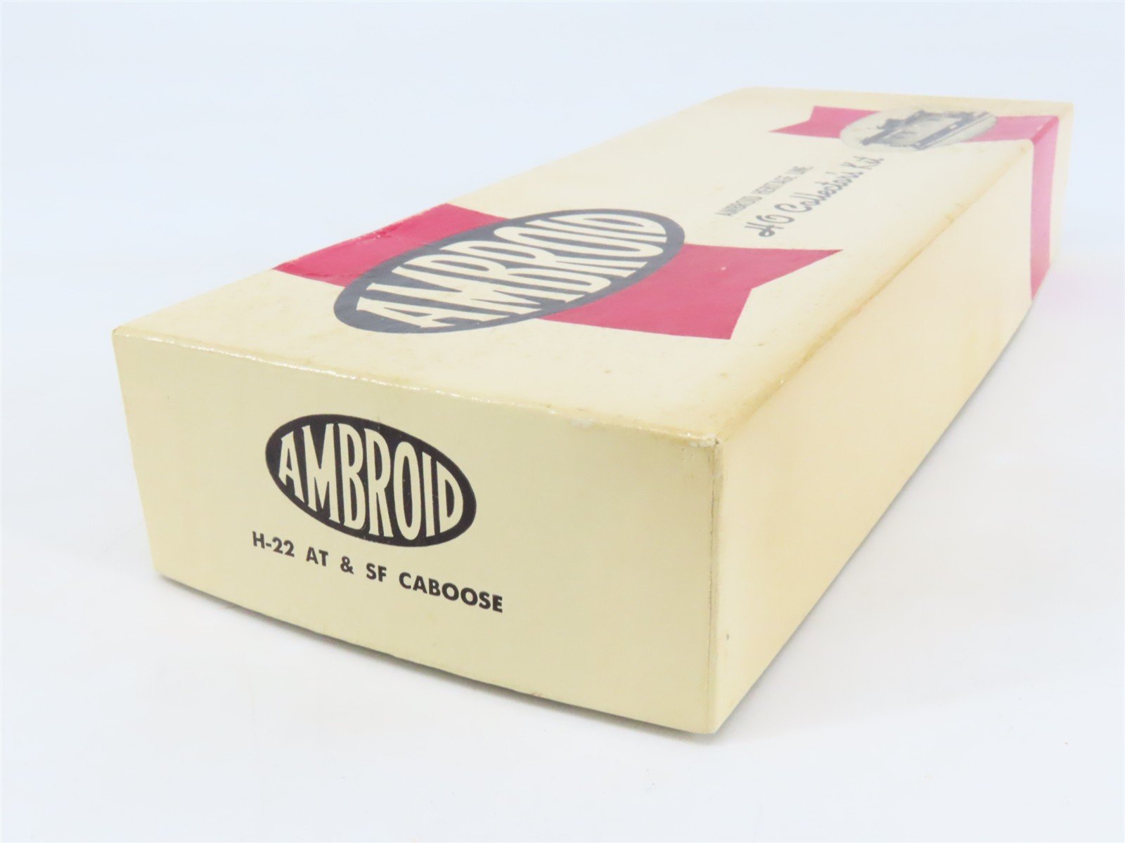 HO Scale Ambroid Kit H-22 AT&SF Santa Fe Railroad Caboose