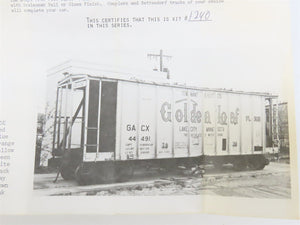 HO Scale Ambroid Kit H-23 GACX Golden Loaf Flour Air Slide Hopper #44491