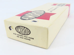 HO Scale Ambroid Kit H-23 GACX Golden Loaf Flour Air Slide Hopper #44491