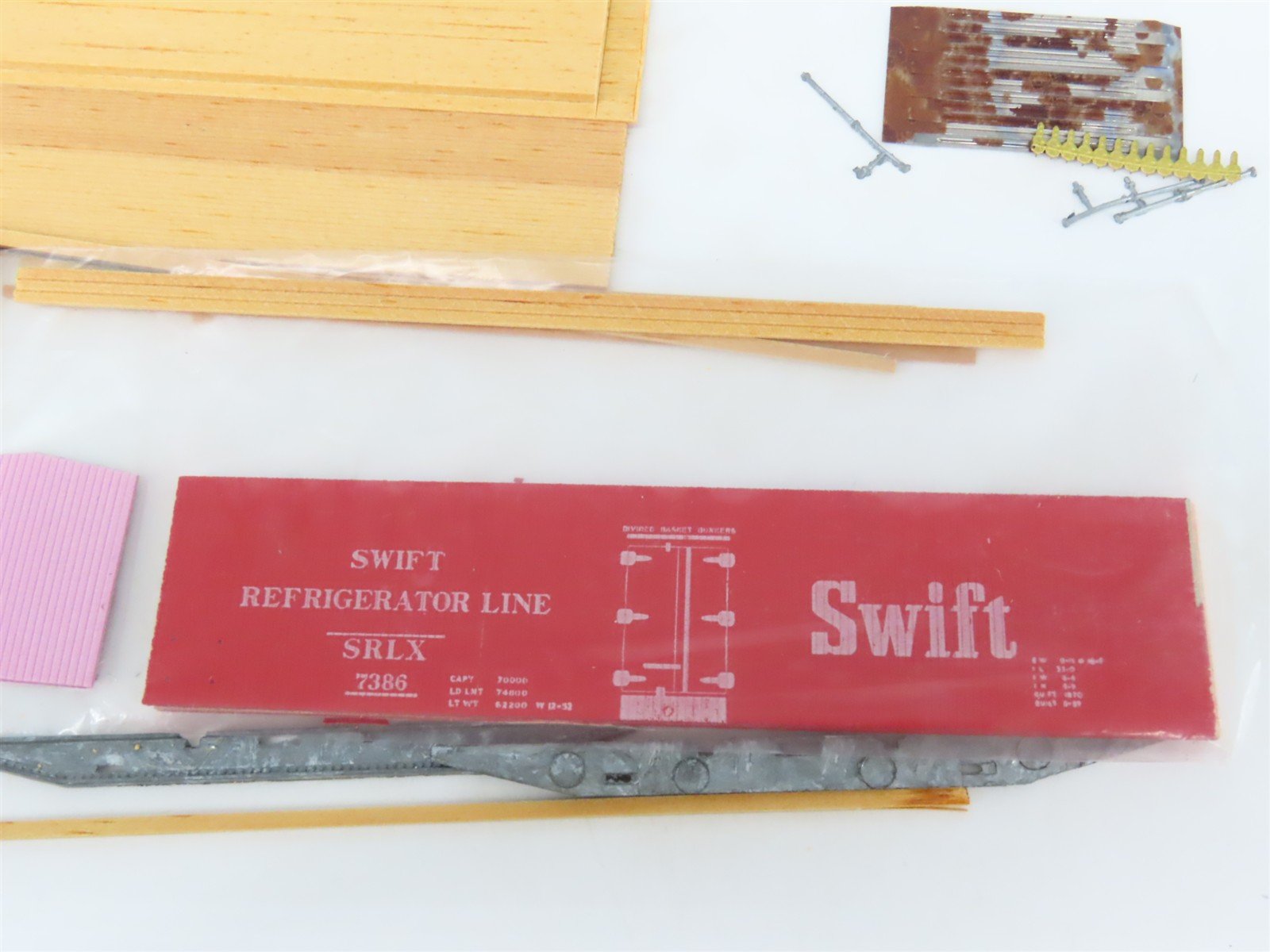 HO Scale Silver Streak Kit S412-345 SRLX Swift Refrigerator Line Reefer #7386