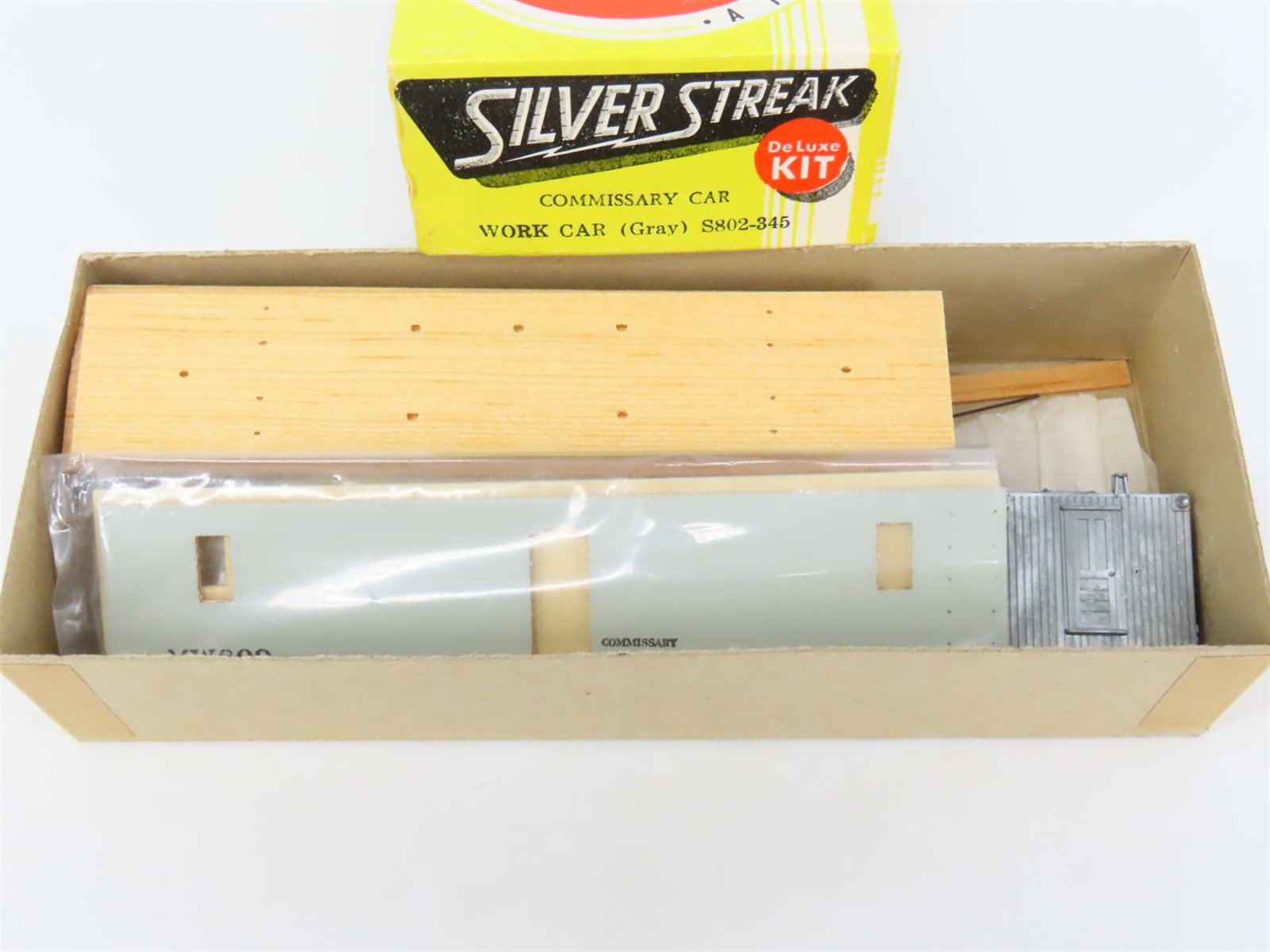 HO Silver Streak Kit S802-345 MW Maintenance of Way Commissary Work Car #809