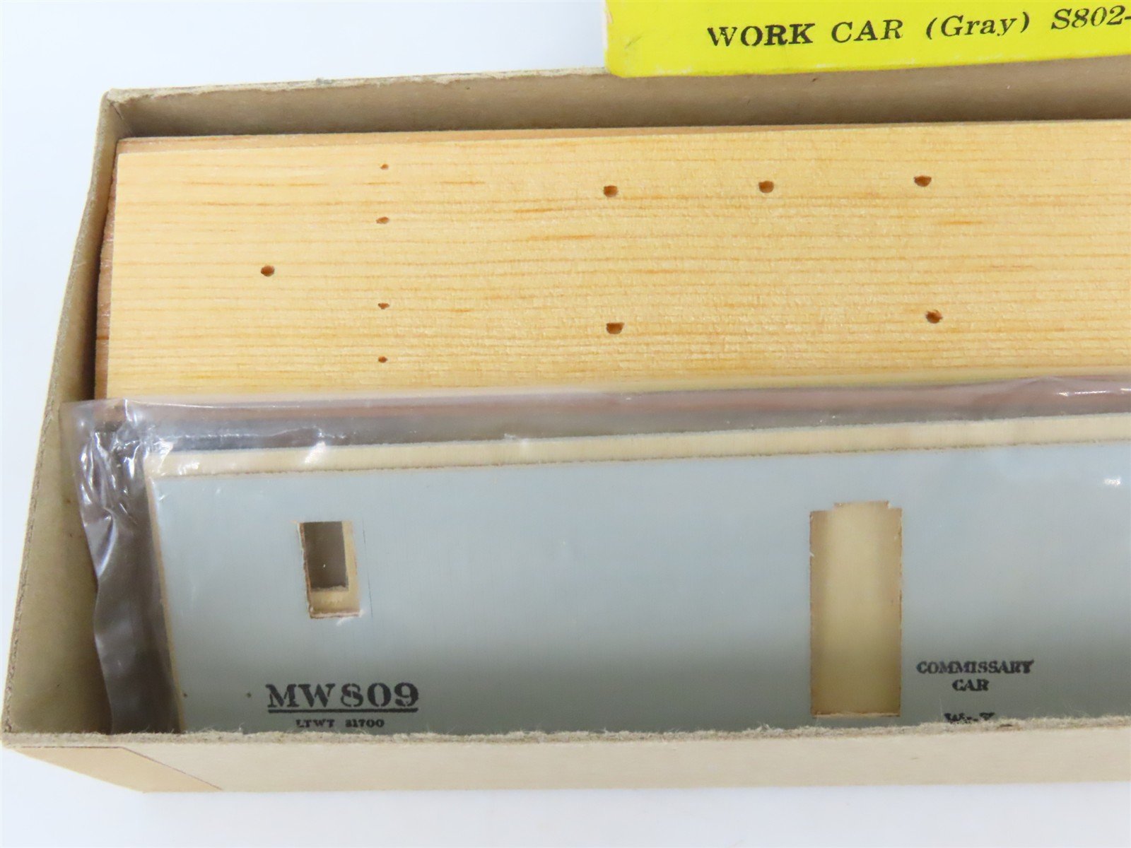 HO Silver Streak Kit S802-345 MW Maintenance of Way Commissary Work Car #809