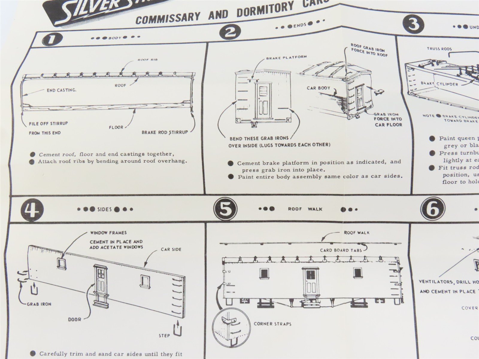 HO Silver Streak Kit S802-345 MW Maintenance of Way Commissary Work Car #809