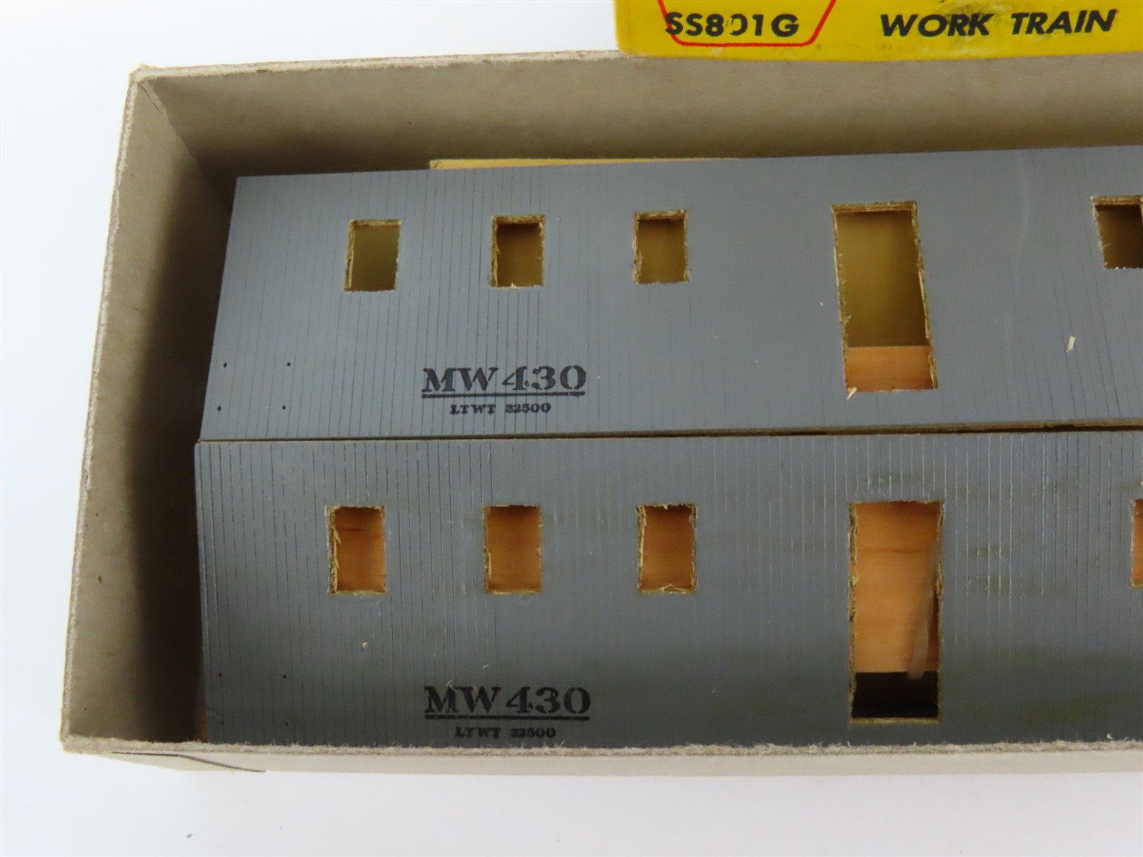 HO Scale Silver Streak Kit SS801G MW Maintenance of Way Work Train Bunk Car #430