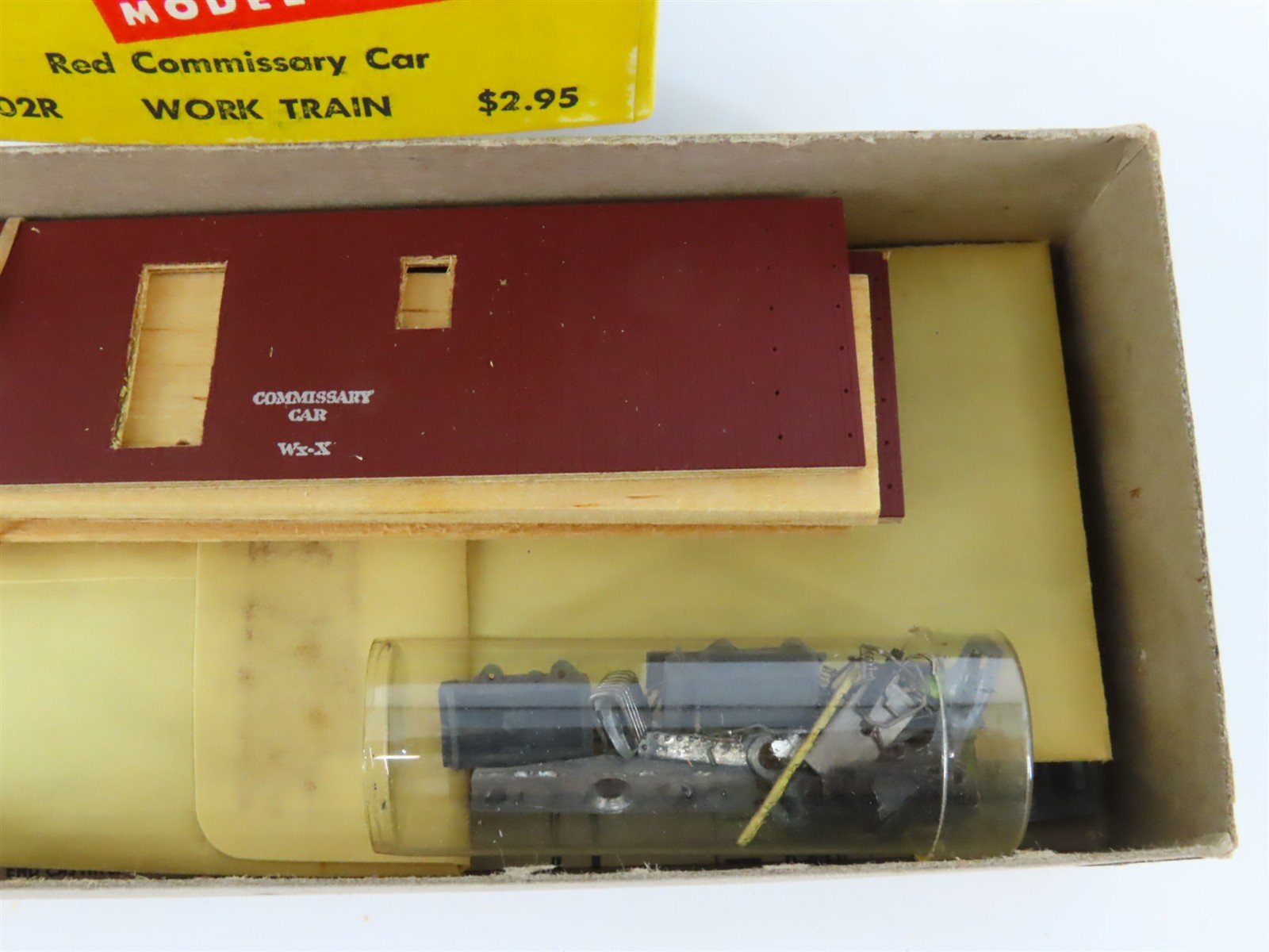 HO Scale Silver Streak Kit SS802R MW Maintenance of Way Commissary Car #809