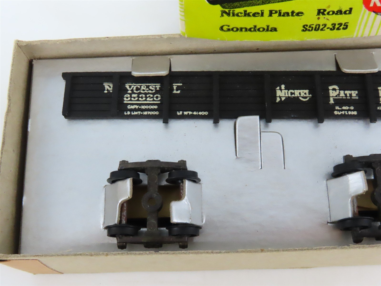 HO Scale Silver Streak Kit S502-325 NYC&StL Nickel Plate Road Gondola #65320