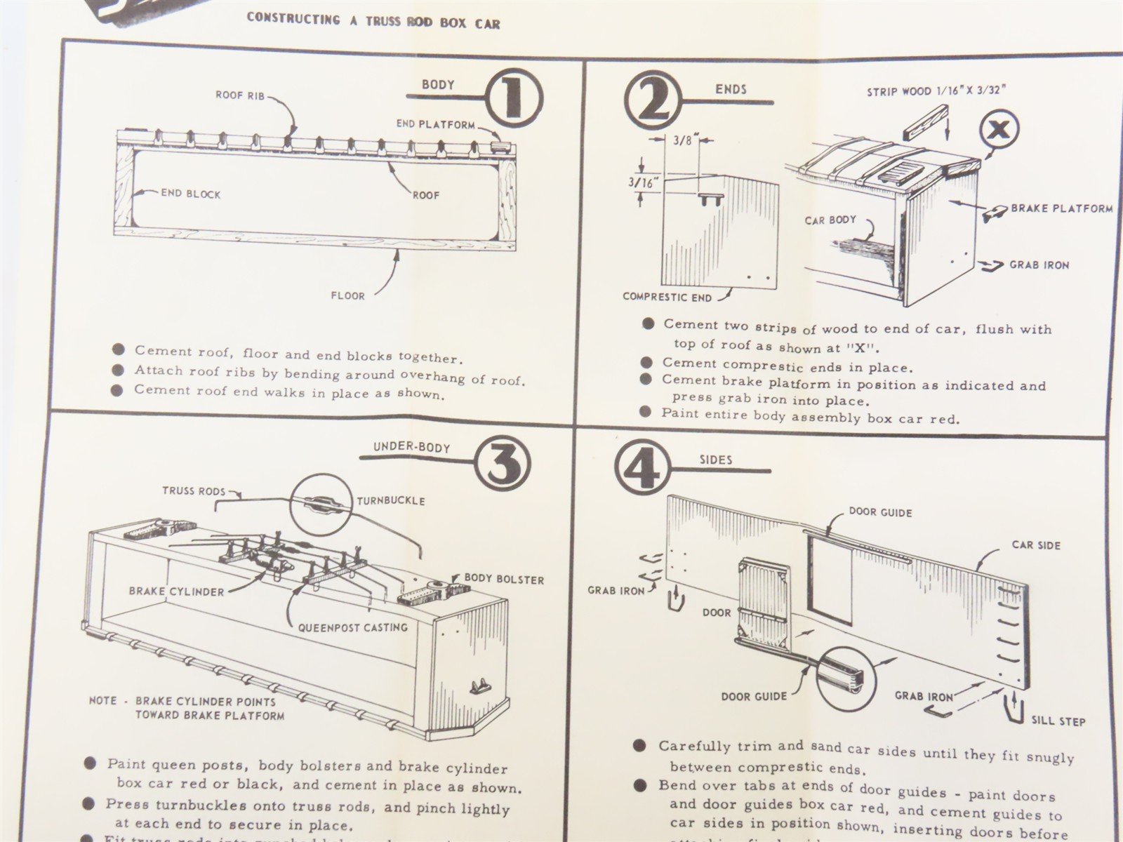 HO Scale Silver Streak Kit S702-345 NP Northern Pacific Truss Rod Box Car #38572