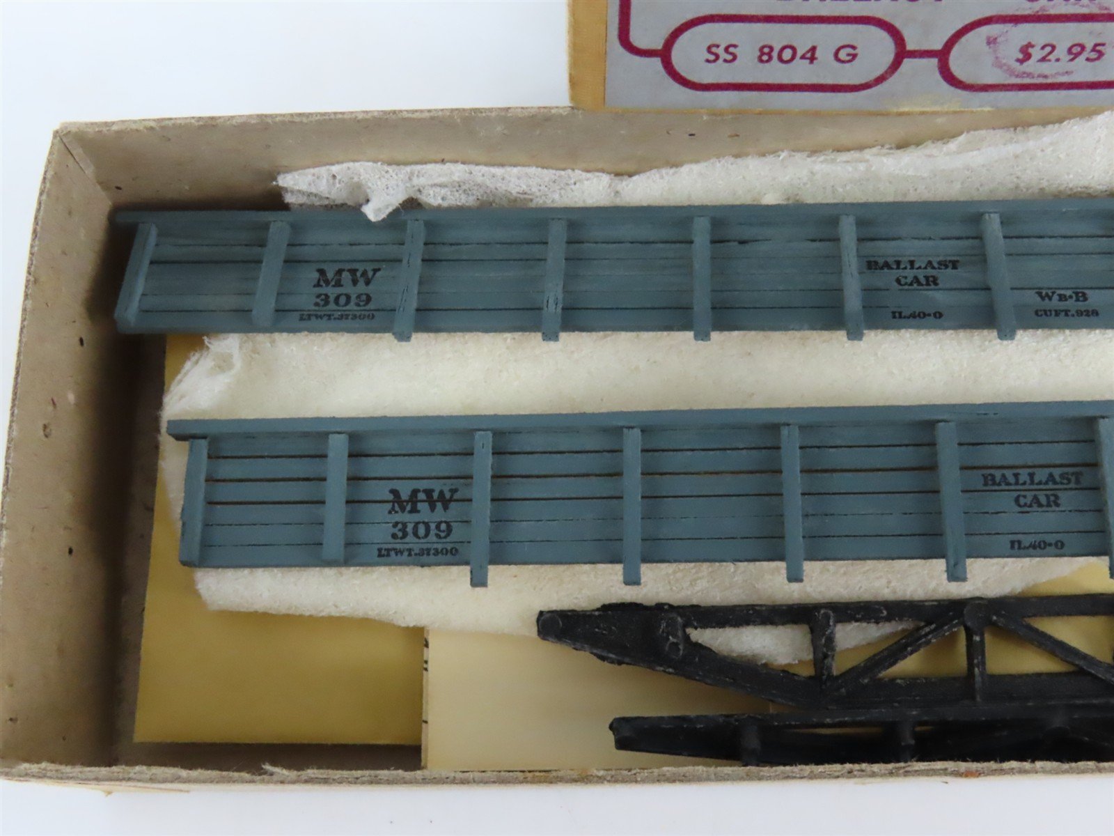 HO Silver Streak Kit SS804G MW Maintenance of Way Convertible Ballast Car #309