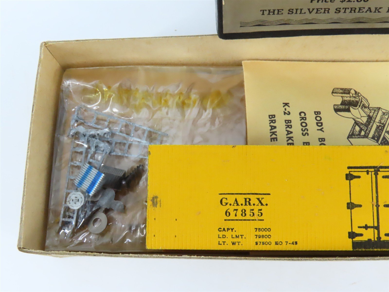 HO Scale Silver Streak Kit GARX Rock Island Railroad Reefer #67855