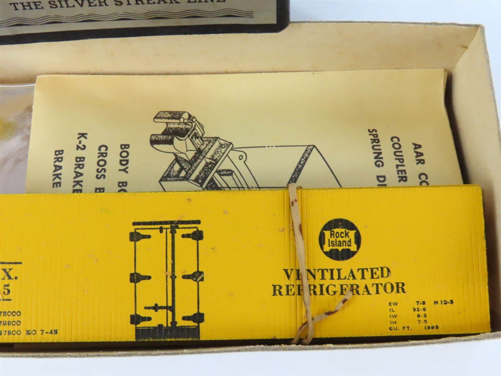 HO Scale Silver Streak Kit GARX Rock Island Railroad Reefer #67855
