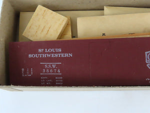 HO Silver Streak Kit SS206 SSW Cotton Belt Route Single Door Box Car #38674