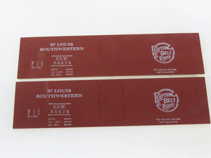 HO Silver Streak Kit SS206 SSW Cotton Belt Route Single Door Box Car #38674