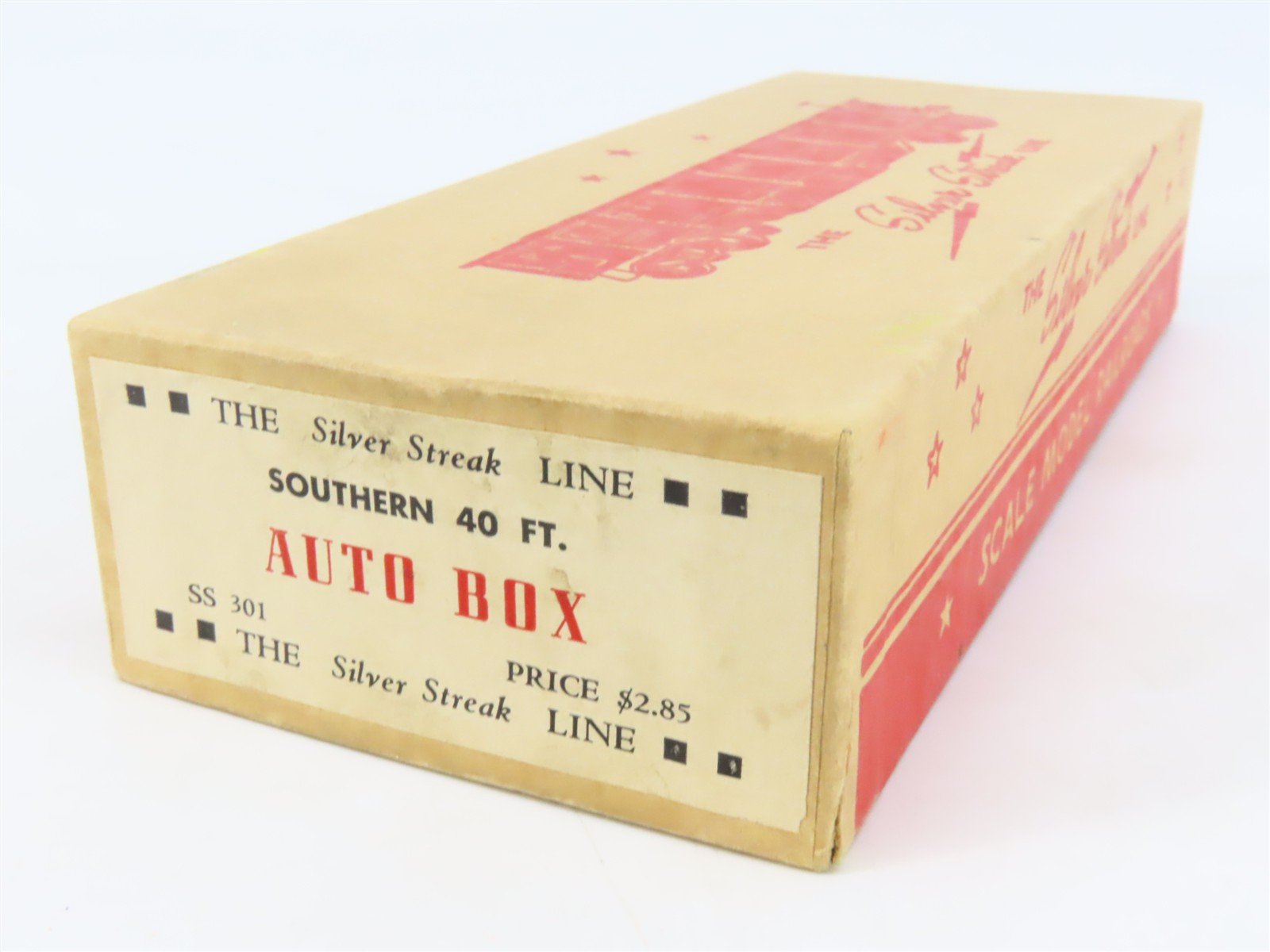 HO Scale Silver Streak Kit SS301 SOU Southern Automobile 40' Box Car #148256