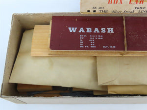 HO Scale Silver Streak Kit SS203 WAB Wabash Railroad Box Car #789343