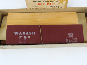 HO Scale Silver Streak Kit SS203 WAB Wabash Railroad Box Car #789343