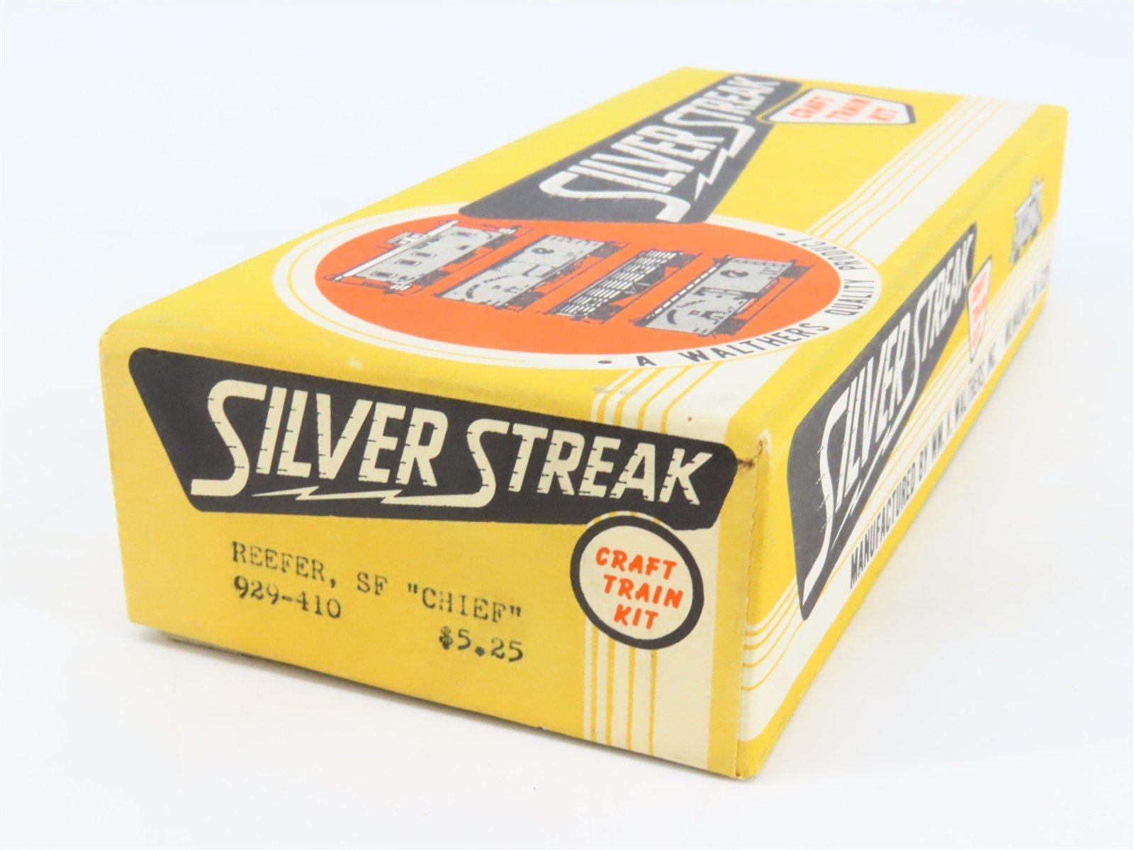 HO Scale Silver Streak Kit 929-410 SFRD Santa Fe Super Chief Reefer #24375