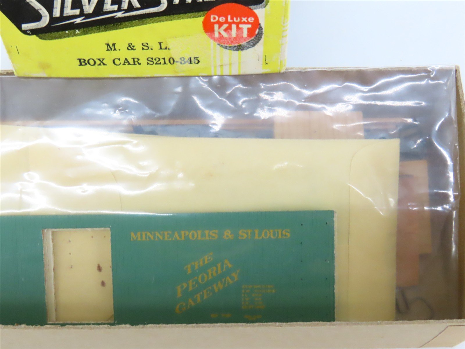 HO Scale Silver Streak Kit S210-345 M&StL The Peoria Gateway Box Car #50468