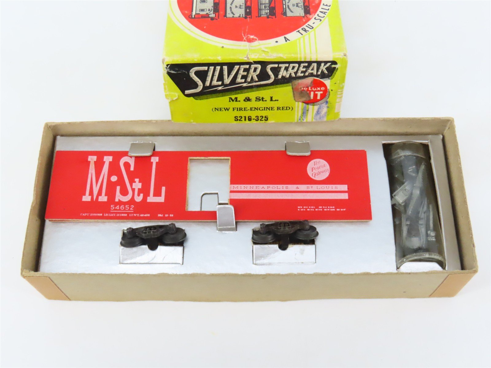 HO Scale Silver Streak Kit S216-325 M&StL The Peoria Gateway Box Car #54652