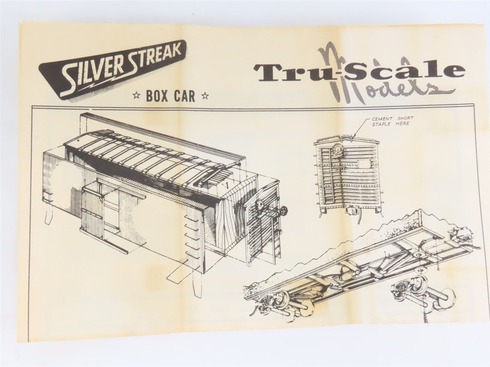 HO Scale Silver Streak Kit S216-325 M&StL The Peoria Gateway Box Car #54652