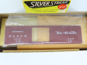 HO Scale Silver Streak Kit S302-345 D&RGW Rio Grande Automobile Box Car #65530