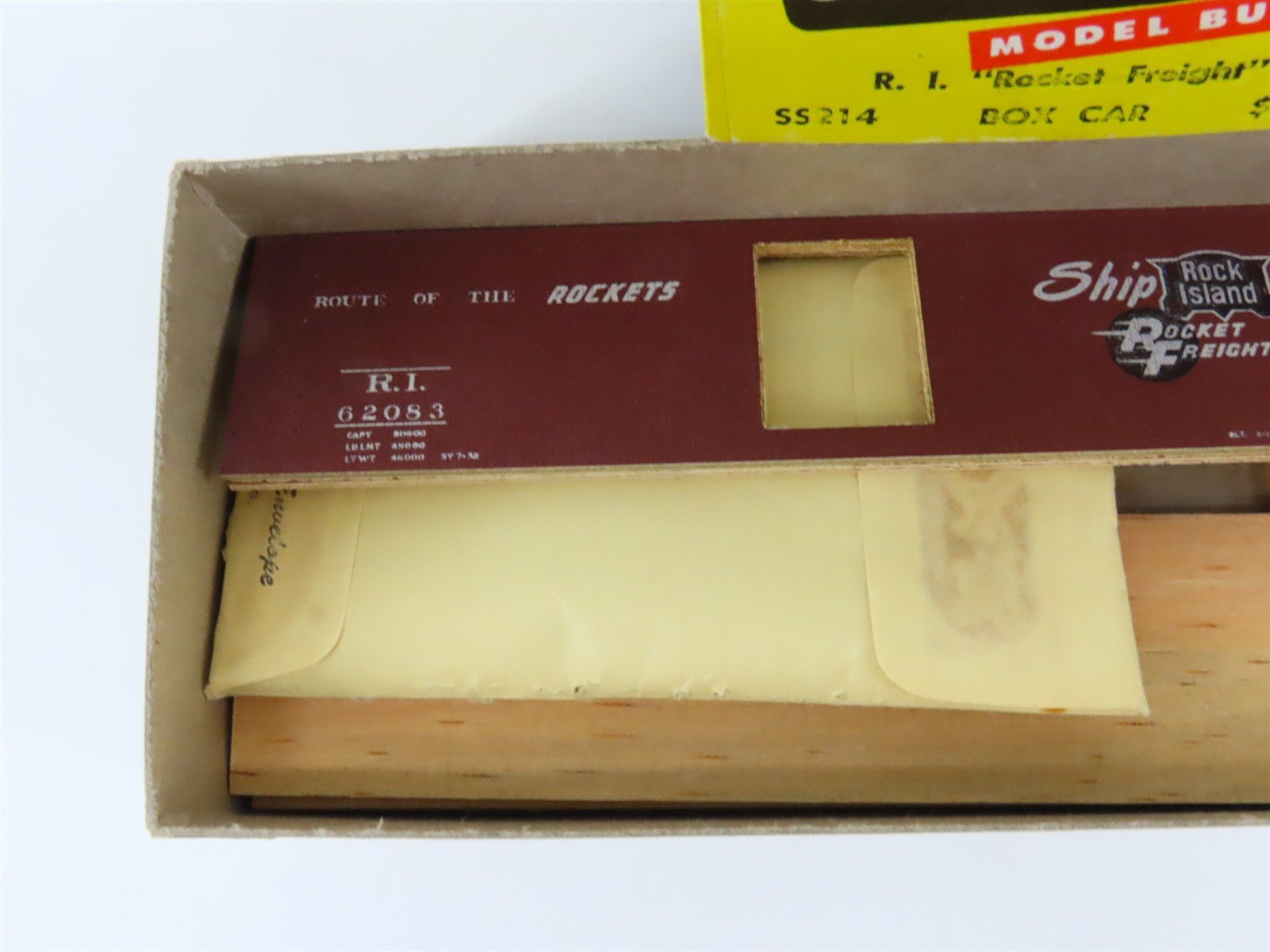HO Scale Silver Streak Kit SS214 RI Rock Island Rocket Freight Box Car #62083