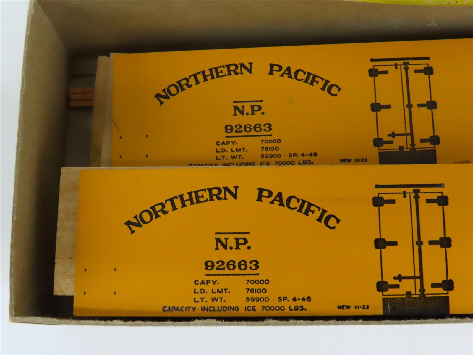 HO Scale Silver Streak Kit SS403 NP Northern Pacific Railway Reefer #92663
