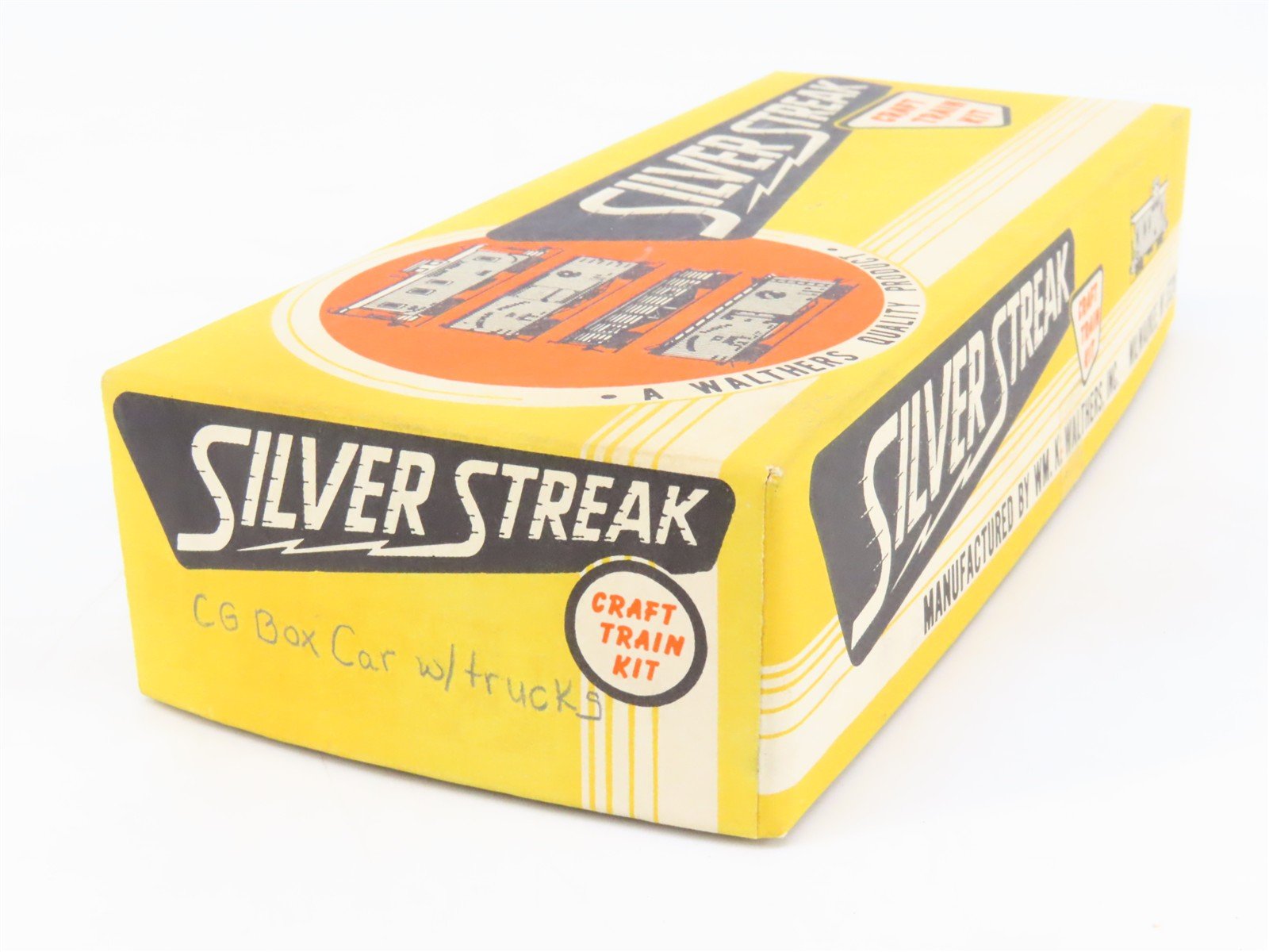 HO Scale Silver Streak Kit CG Central of Georgia Railroad Box Car #40584