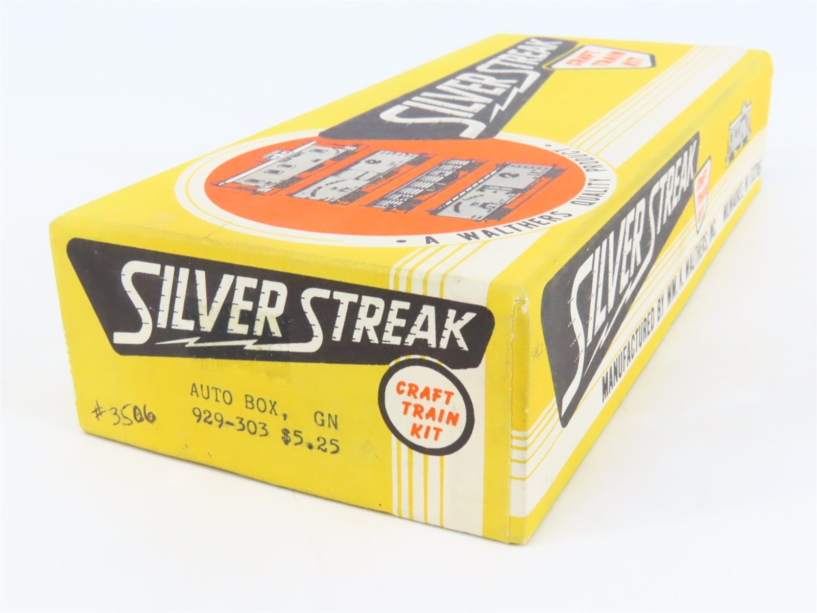 HO Scale Silver Streak Kit 929-303 GN Great Northern Automobile Box Car #3506