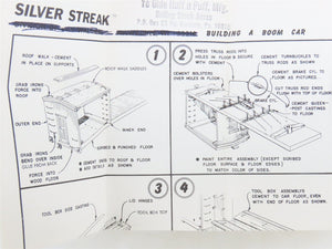 HO Scale Silver Streak Kit 327 MW Maintenance of Way Work Boom Car #725