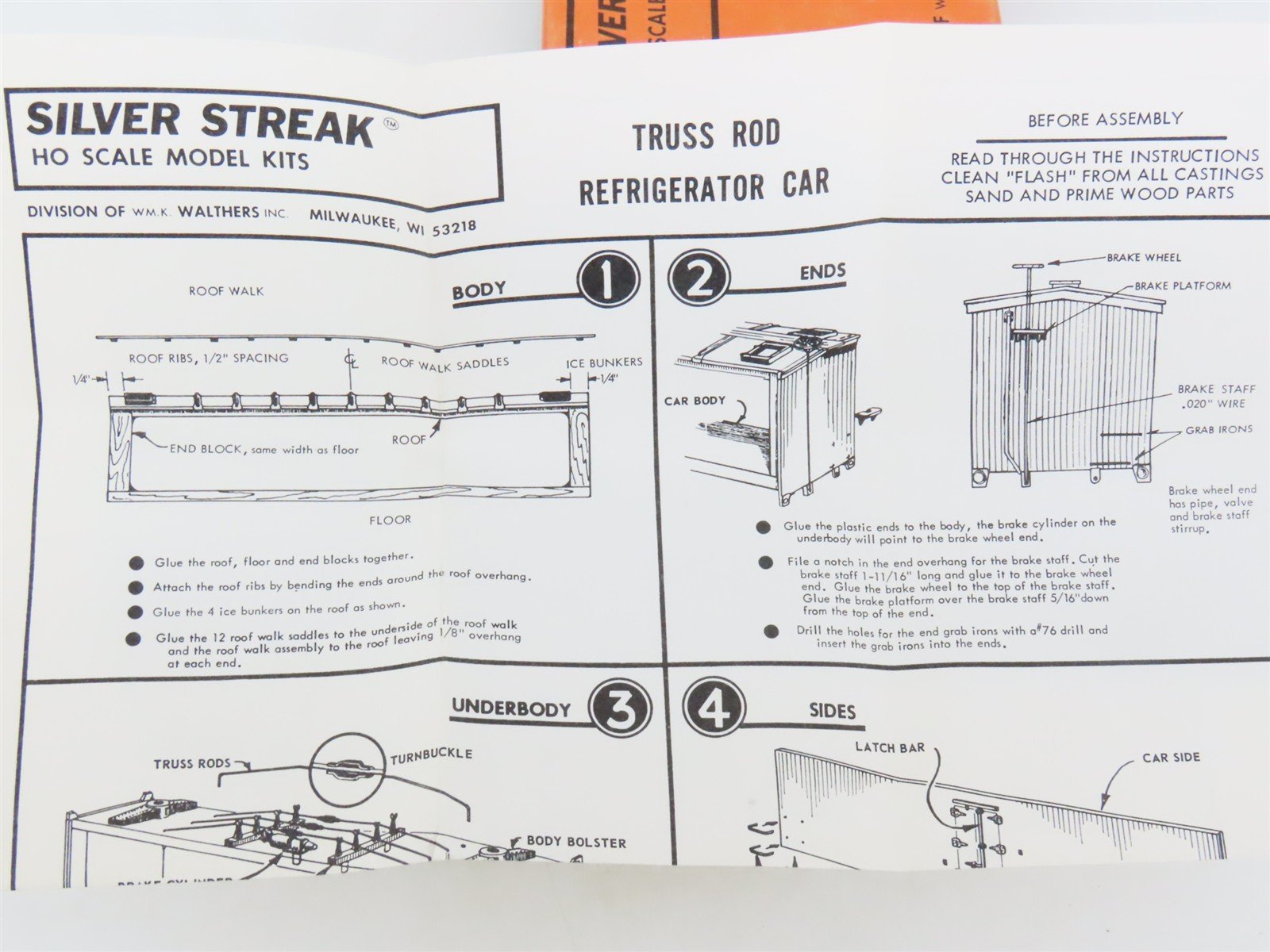 HO Scale Silver Streak Kit 929-701 WFEX Western Fruit Express Reefer #62761