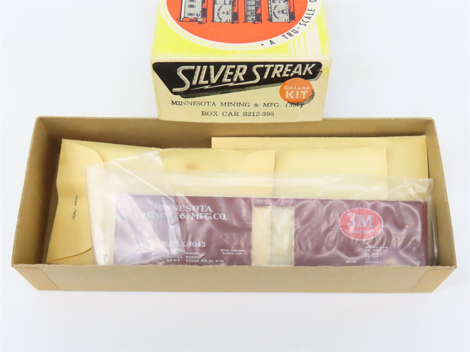 HO Silver Streak Kit S212-395 MINX Minnesota Mining & Manufacturing Box Car 1043