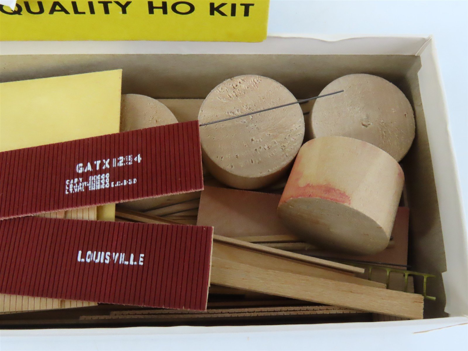 HO Northeastern Scale Models Kit GATX Von Allman Pickle Tub Car #1254