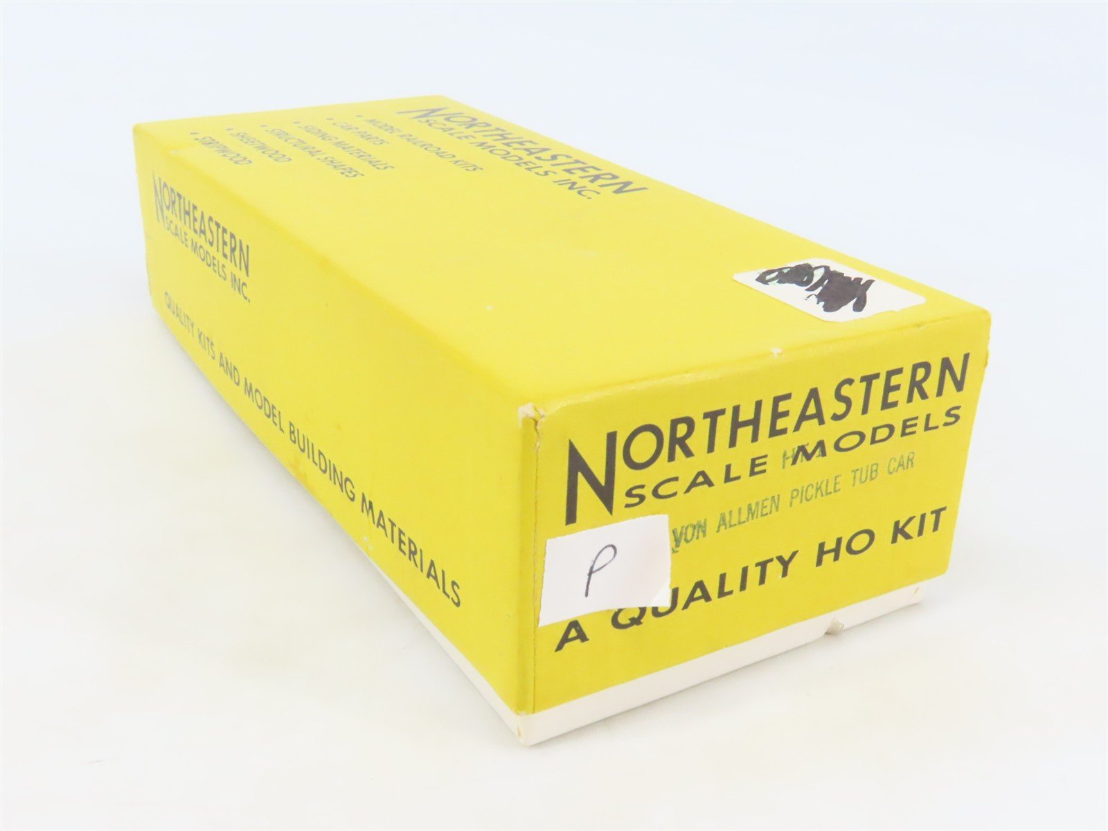 HO Northeastern Scale Models Kit GATX Von Allman Pickle Tub Car #1254