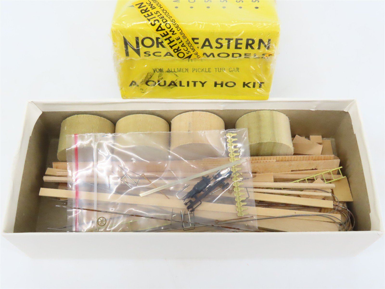 HO Scale Northeastern Scale Models Kit Von Allmen Pickle Tub Car