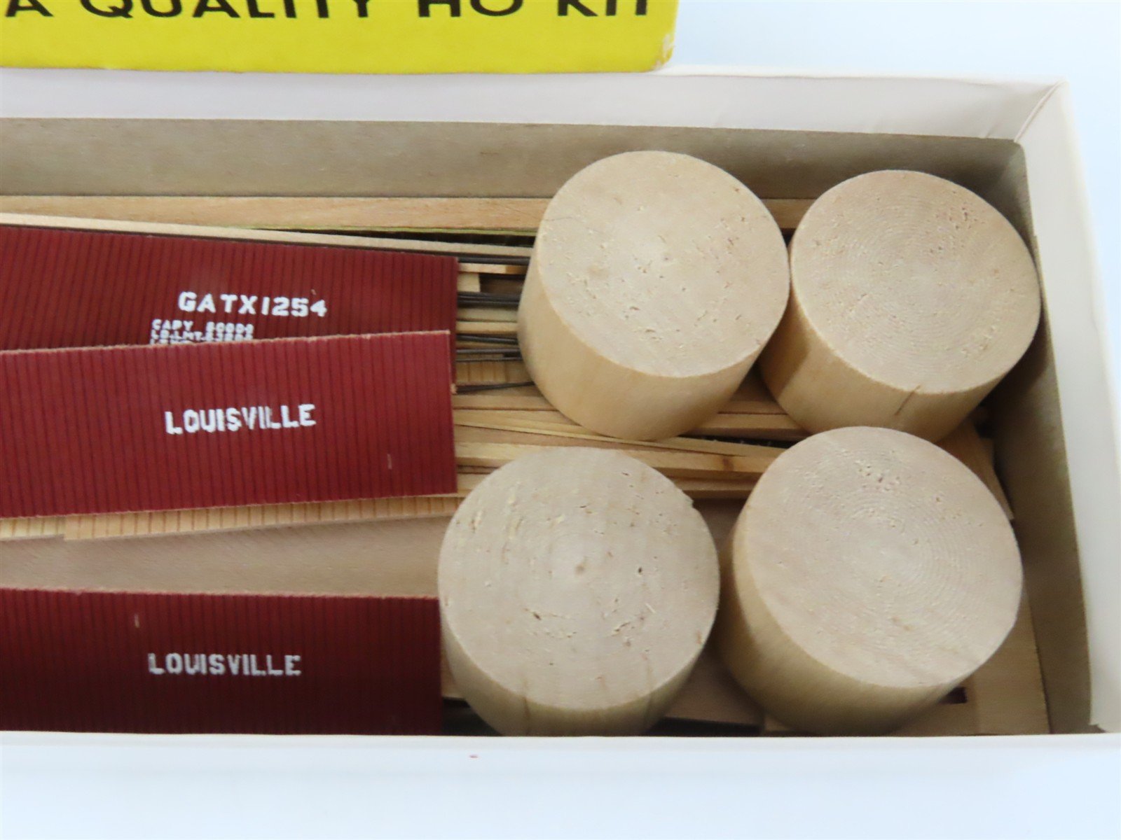 HO Northeastern Scale Models Kit HT-1 GATX Von Allmen Pickle Tub Car #1254