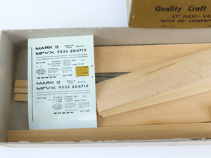 HO Scale Quality Craft Models Kit F-1 MFVX NYC New York Central 87' Flexi-Van
