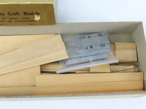 HO Scale Quality Craft Models Kit F-1 MFVX NYC New York Central 87' Flexi-Van