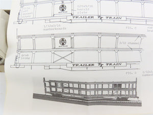 HO Scale Quality Craft Models Kit 320 ETTX PRR Pennsylvania Tri-Level Auto Rack