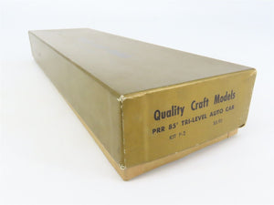 HO Quality Craft Models Kit P-2 ETTX PRR Pennsylvania 85' Tri-Level Auto Car