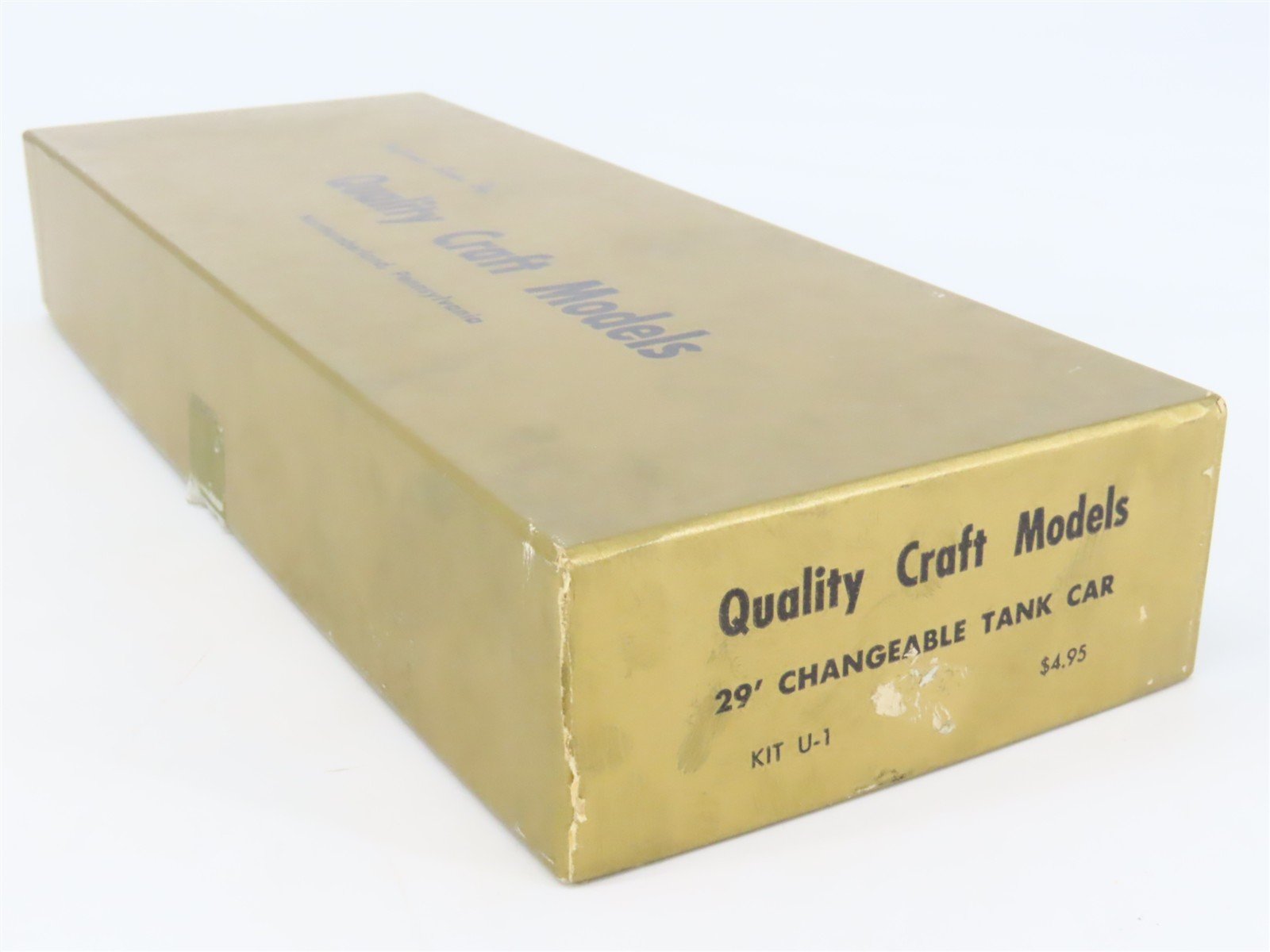 HO Scale Quality Craft Models Kit U-1 UTLX 29' Changeable Tank Car