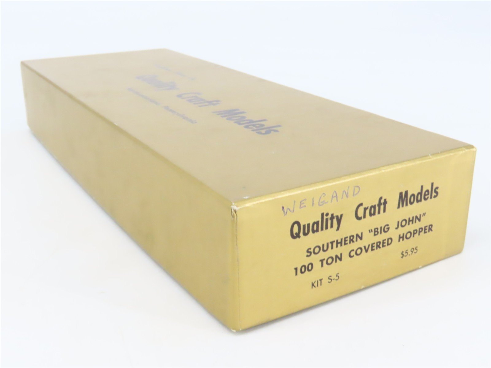 HO Scale Quality Craft Models Kit S-5 SOU Southern Big John Covered Hopper