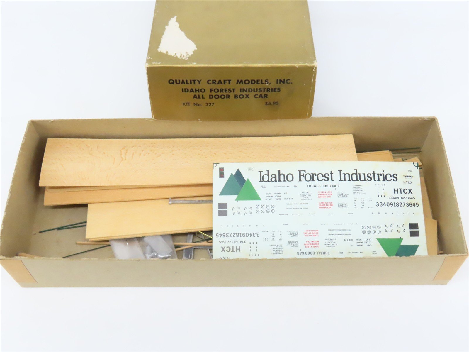 HO Scale Quality Craft Models Kit 327 HTCX Idaho Forest Industries Box Car