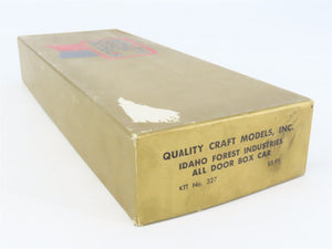 HO Scale Quality Craft Models Kit 327 HTCX Idaho Forest Industries Box Car