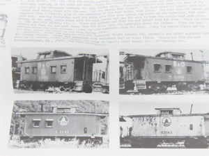 HO Scale Quality Craft Models Kit 332 B&O Baltimore & Ohio Railroad Caboose