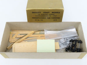 HO Scale Quality Craft Models Kit 316 PRR Pennsylvania Railroad Caboose