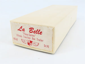 HO Scale La Belle Kit HO-63 Illinois Traction Flexa-Series Box Trailer Reefer